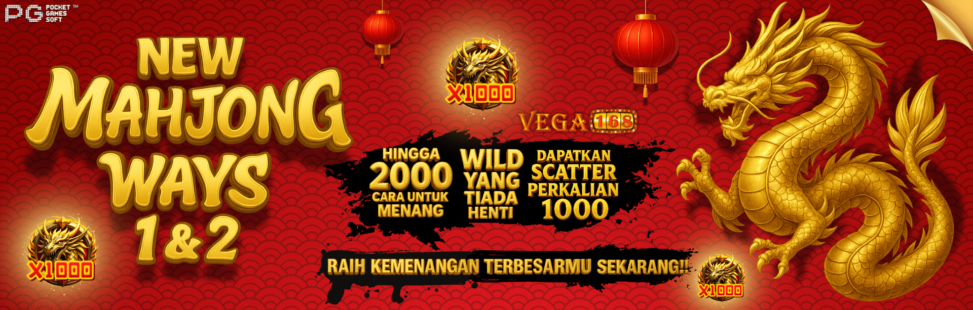 NEW MAHJONG WAYS 1&2 X1000